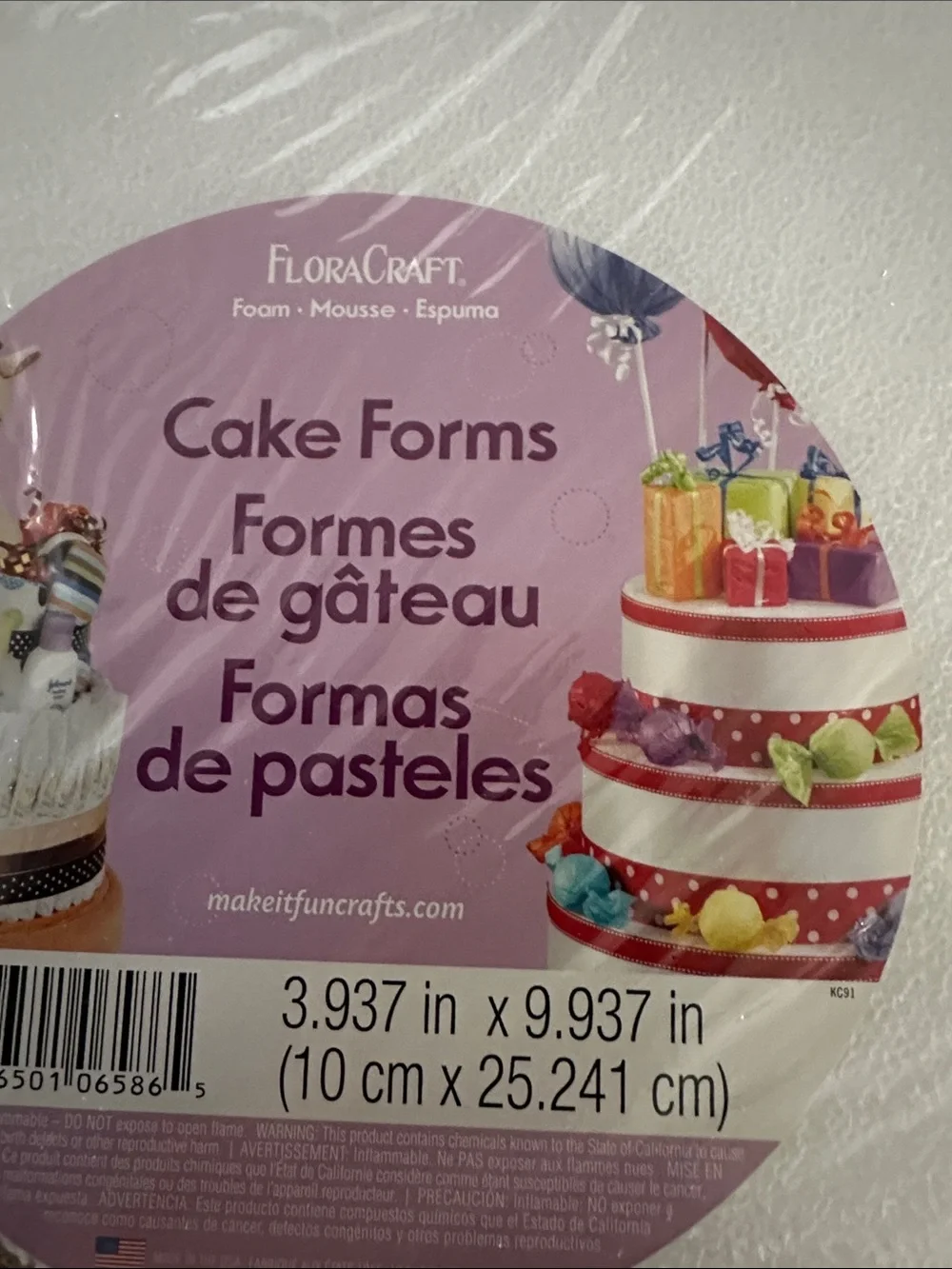 Floral Crsft Cake Forms- Round